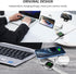 3 in 1 Detachable Magnetic Wireless Charger, 15W Fast Charging Station for iPhone 13/12, Foldable Stand for iWatch