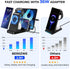 Wireless Charging Station for Samsung, 5 in 1 Wireless Charger Stand Dock for Multiple Devices, Fast Charging for Galaxy