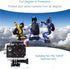 Action Camera Waterproof Housing Case Compatible with AKASO EK7000 V50 Elite, Replacement Waterproof Protective Housing