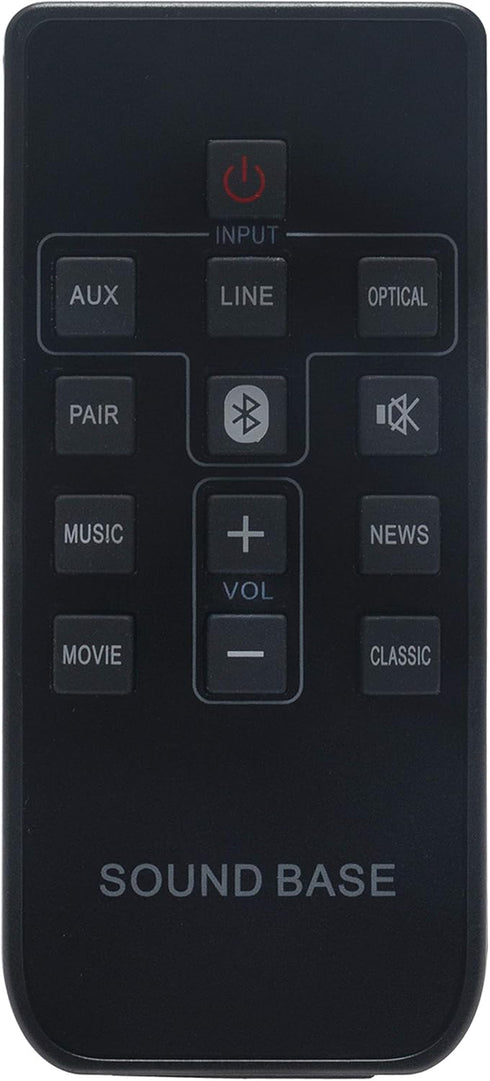 WIR113001-FA05 Replacement Remote for Sanyo Soundbar FWSB415E FWSA205E