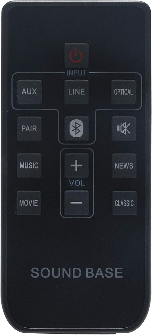 WIR113001-FA05 Replacement Remote for Sanyo Soundbar FWSB415E FWSA205E