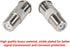 Shutao 3Pcs RG6 Quick Connect Coaxial Cable Connector F Type Male to Female Push-On Adapter for Cable Satellite Dish