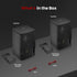 Pyle 3-way Mini Box Speaker System - 3.5 Inch, 200 Watt, Waterproof Marine Grade, Heavy Duty ABS Enclosure, Black