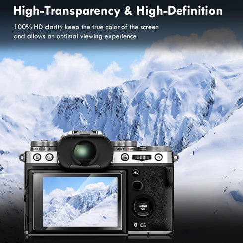 Rieibi (3 Packs) Screen Protector for Panasonic S5II S5IIX Camera, 0.25mm 9H Hardness Tempered Glass Film