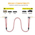 RCA Cable 15Ft, 2RCA Male to 2-RCA Male Audio Stereo Subwoofer Cable, Nylon-Braided for Home Theater, 15Ft/5M