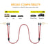 RCA Cable 3Ft, 2RCA Male to 2-RCA Male Audio Stereo Subwoofer Cable for Home Theater, HDTV