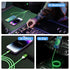 3-in-1 Multi USB Universal Flowing LED Light Up Phone Charge Cable, Lightning+Type C+Micro USB for iPhone 14/13/12