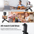 Goocong Phone Tripod Mini Tabletop Small Tripods Desktop Stand Compact Vlog Travel Selfie Stick Handle Grip for iPhone