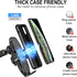 Wireless Car Charger Mount, 15W Qi Fast Charging Auto-Clamping Phone Holder for iPhone & Samsung