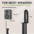 USX MOUNT Universal Speaker Stands, Height Adjustable 30.0" to 39.1" for Satellite & Small Bookshelf Speakers, 1 Pair
