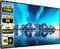 FUDONI Projector Screen 100 inch, Double Sided Outdoor Movie Screen 16:9 Foldable Washable,