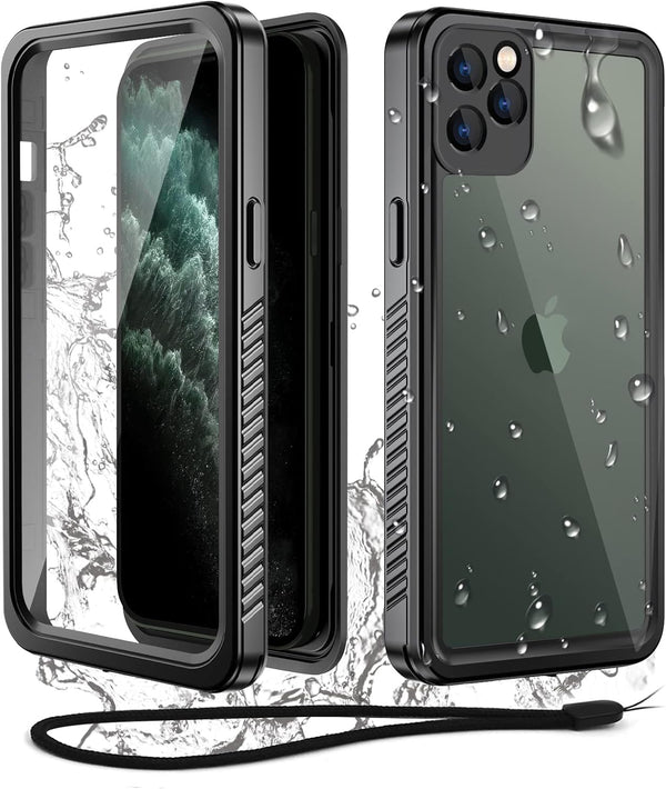 WIFORT Waterproof Case for iPhone 11 Pro - Certified Water Proof & Military Protection with Built-in Screen Protector