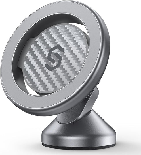 SYNCWIRE for MagSafe Car Mount, Kevlar Material Magnetic Phone Holder for Car Dash, 360° Rotation for iPhone 15 Pro Max