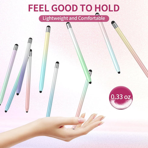 Stylus Pen for Touchscreen, 10Pcs High Sensitivity Capacitive Stylus Pen for iPad, iPhone, Android, All Devices (10