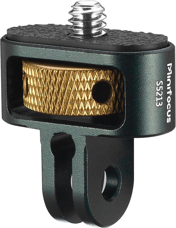 1/4" Adapter Screw Head Camera Mount for GoPro, CNC Aluminum Conversion Adapter for Action Cameras