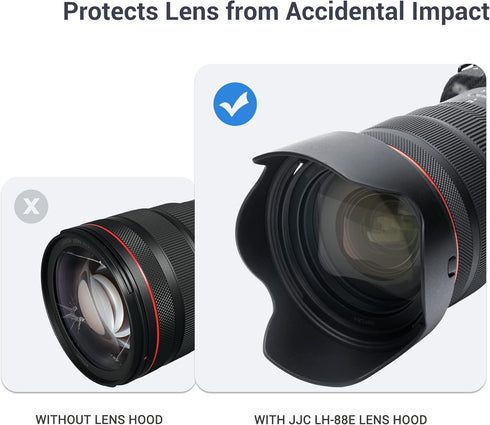 Lens Hood for Canon RF 24-70mm f2.8L IS USM & RF 24-105mm f2.8 L IS USM, Replaces Canon EW-88E