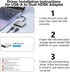 Reborn 1080P@60Hz 3.0 7/8/10/11 USB to HDMI Adapter, USB Male to Dual HDMI Female Multi-Display Cable Converter