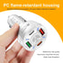 4 Ports Car Fast Charging Charger, QC 3.0, PD 20W, Type C, 3.1 A Cigarette Lighter Adapter for Car SUV, White