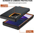 Galaxy Note 20 Ultra Case - Military Grade Heavy Duty Shockproof Cover with Belt Clip Holster & 2 Screen Protectors