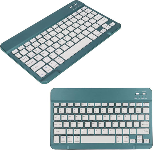 Zunate Ultra Slim Bluetooth Keyboard, Multi-Device Portable Lightweight Keyboard for Tablet, Computer, and Phone
