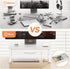 HEWORLIF Desk Organizers and Accessories, Computer Monitor Stand Riser with Drawer, White Laptop Stand for Desk