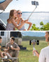 Viozon 47" Aluminum Alloy Wireless Selfie Stick, Lightweight Extendable Pocket-Size Phone Stick with Remote, Compact