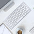 Silent Slim Bluetooth Keyboard for iOS, Android, Windows, Smart TV, and BT Devices (Russian)