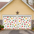 GNAKT AREWG 13x6ft Summer Garage Door Banner Cover Ice-Cream Cherry Starfish Garage Door Decoratons Banner for Indoor