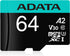ADATA 64GB U3 V30 10 A2 AUSDX64GUI3V30SA2-RA1 Premier Pro MicroSDXC UHS-I Class MircoSD Memory Card with Adapter