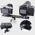 Leftfoto 300mm 1/4" 3/8" Dovetail Slide Rail,Arca Swiss Type Quick Release Plate with Locating Hole for ARRI,with More
