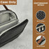 Tanmqin Commute, Electronic Organizer with Shoulder Strap, Premium Mixed-Fabric Accordion Tech Pouch for Travel & Large
