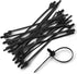 30PCS Push Mount Cable Zip Tie, Self Locking Cable Strap for Indoor Wire Tying