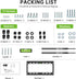 USX MOUNT 26-55 Inch 400x400mm 99lbs,and Fixed TV Wall Mount with Low Profile for Most LED, LCD and Flat Screen TVs, TV
