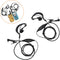 2.5mm Jack Earpiece Radio Headset with Microphone for M880 T228 T328 T388 VT8 Floureon M-880 (2PCS)