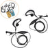 2.5mm Jack Earpiece Radio Headset with Microphone for M880 T228 T328 T388 VT8 Floureon M-880 (2PCS)