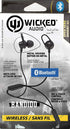 Wicked Audio Bandido Wireless Bluetooth Earbuds, Microphone and Track Control, Enhanced Bass, Black