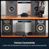 Mini Bluetooth Amplifier for Passive Speakers, Home Audio Receiver & Amplifier, 50W+50W Stereo, AUX/Bluetooth Input,
