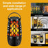 ulinkbee 5.3 100 IPX6 Upgraded Bluetooth Speaker, BT Outdoor Speaker With RGB Flame LED lights Gift for Men, Multi-Sync