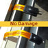 Goupchn Ultra Flat Ghost Wire RG6 Coax Jumper Cable 1ft Female to Female for Window, Door