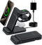 Tribone 3 in 1 Foldable Fast Wireless Charger, Black, for iPhone 16/15/14/13/12/11 Pro Max, Apple Watch, AirPods