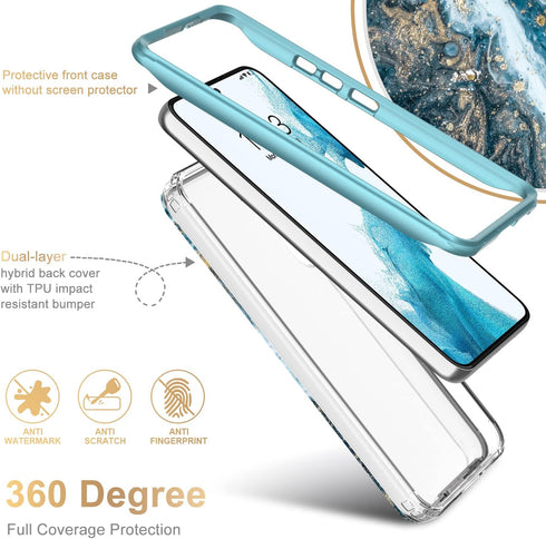 Esdot Galaxy S22 Case, Military Grade Rugged Cover with Fashionable Designs for Women Girls, Protective Phone Case