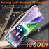 iPhone 14 Plus 6.7-Inch Privacy Screen Protector 3+3 Pack, Anti-Spy Tempered Glass, 9H Hardness, Bubble-Free, Case
