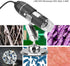USB Microscope, 50X-500X 0.3MP LED Magnifier for Computer, Holder for Industrial PCB Checking, Jewelry Appraisal