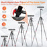 65” Phone Tripod for iPhone, Cellphone Tripod with Remote Shutter & Holder for Live Streaming