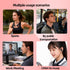 ZHAOGE Headset IPX5 Bluetooth Headphones Neckband, Retractable Wireless Sports Earbuds Noise Cancelling Stereo