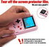 LucBuy Game Console Case for iPhone Xs MAX, Retro Protective Cover with 36 Small Games, Pink