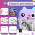 Instant Print Camera for Kids - 1080P HD, 48MP, Bluetooth, Free App, Gift for Boys and Girls, Purple Camera