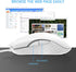 Wired Gaming Mouse - RGB Ergonomic LED Backlit USB Gamer Mouse for Windows, Mac, and Linux OS, White