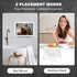 MoKo Shower Tablet Holder, Waterproof iPad Holder for Devices Up to 11", 360° Rotation Wall Mount