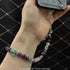 ARTSY CRAFTS INC Glow in The Dark Firefly Beads Phone Wrist Strap, CellPhone wrist lanyard Charm Wristlet Bracelet